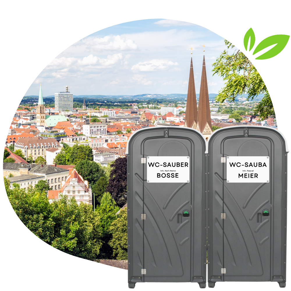 Mobile Toilette mieten in Bielefeld