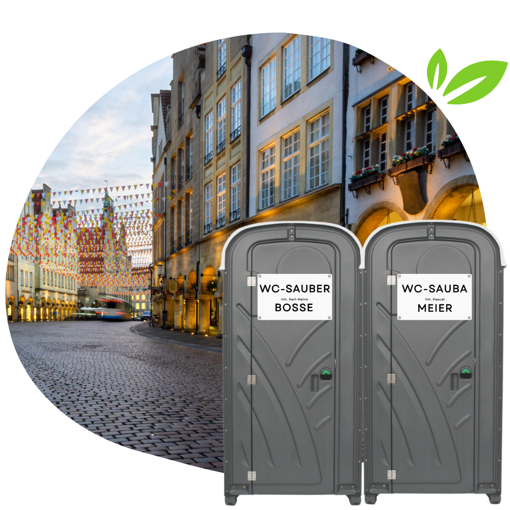 Mobile Toilette mieten in Münster