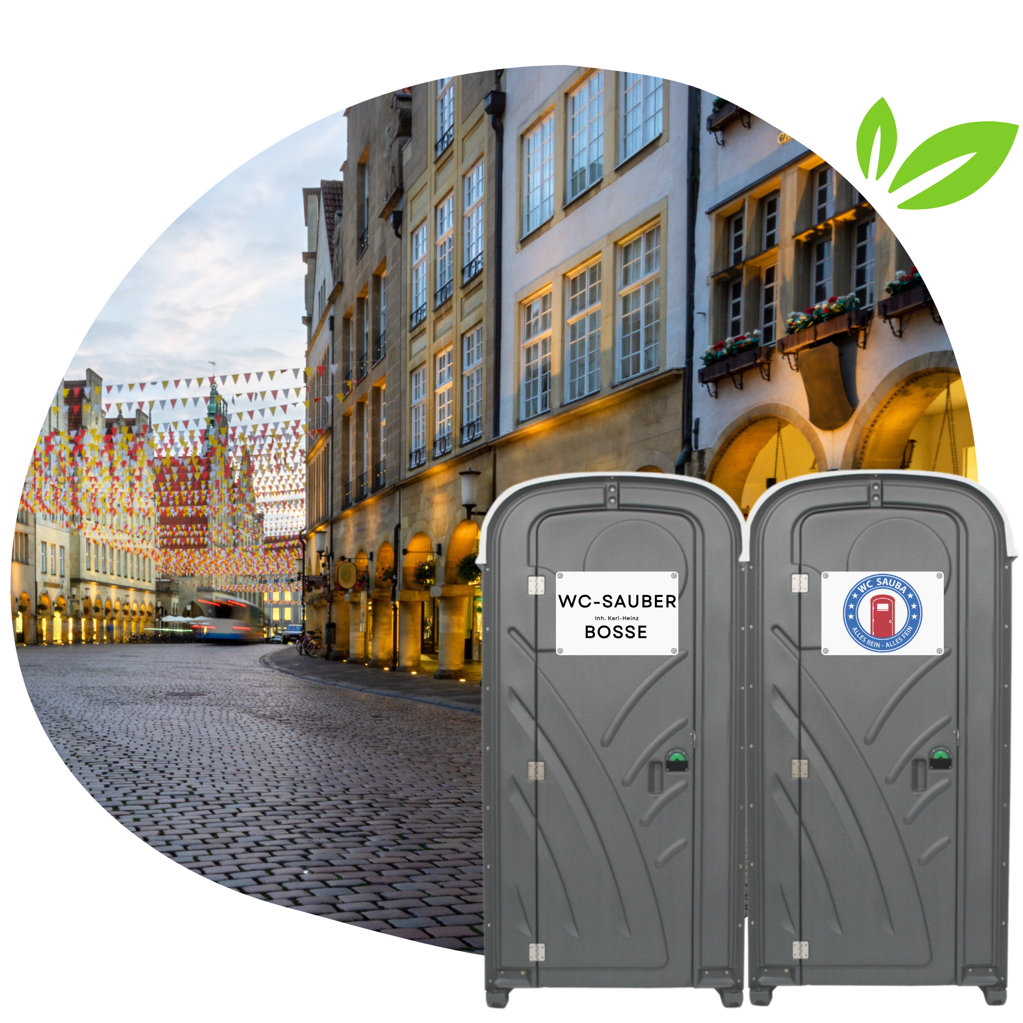 Mobile Toilette mieten in Münster
