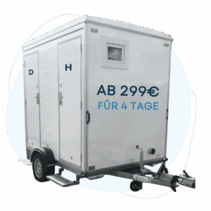 Toilettenwagen mieten - Produktfoto - WC-Sauber