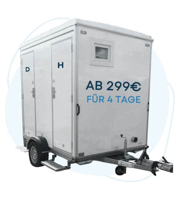 Toilettenwagen mieten - Produktfoto - WC-Sauber